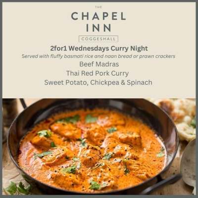 2 for 1 Curry Night